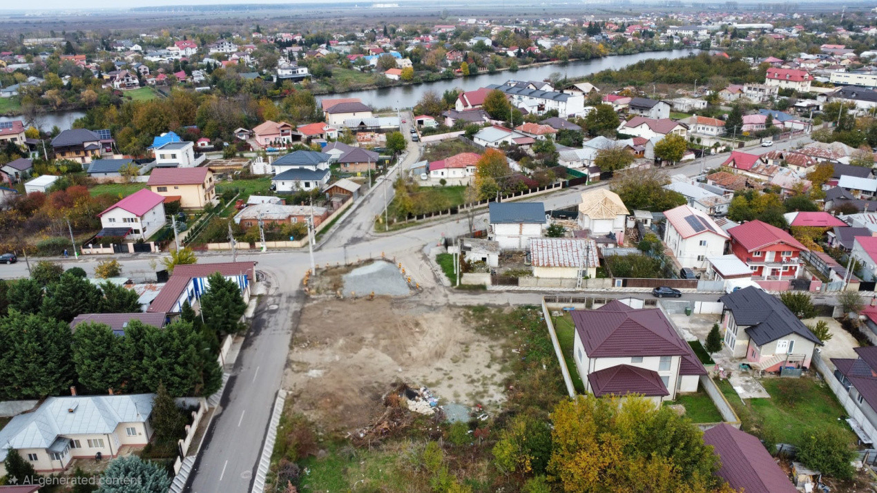 Oportunitate - vanzare teren 1269mp in centrul loc. Stefanestii de Jos