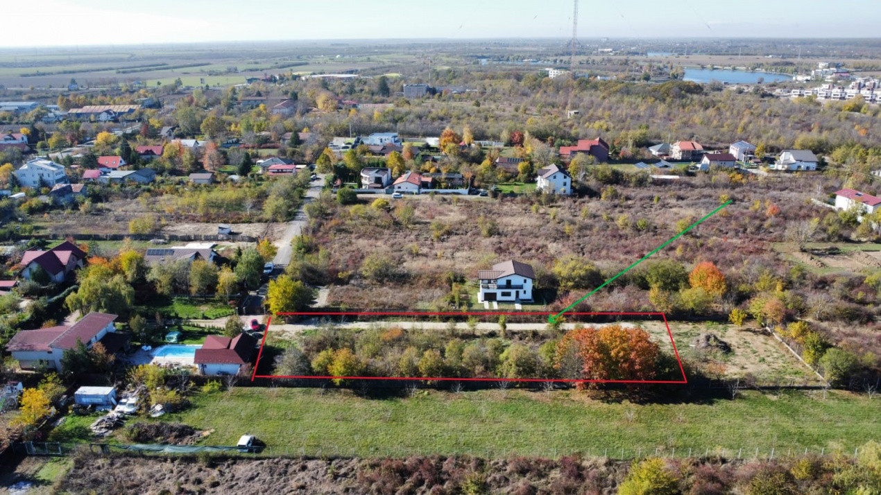 Teren de vanzare in Vladiceasca, 2156mp, langa DN1 - Snagov Plaza