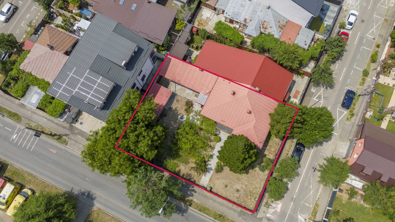 Teren 600 mp*Dubla deschidere 29*21* Laminorului 41*Casa caramida 140mp