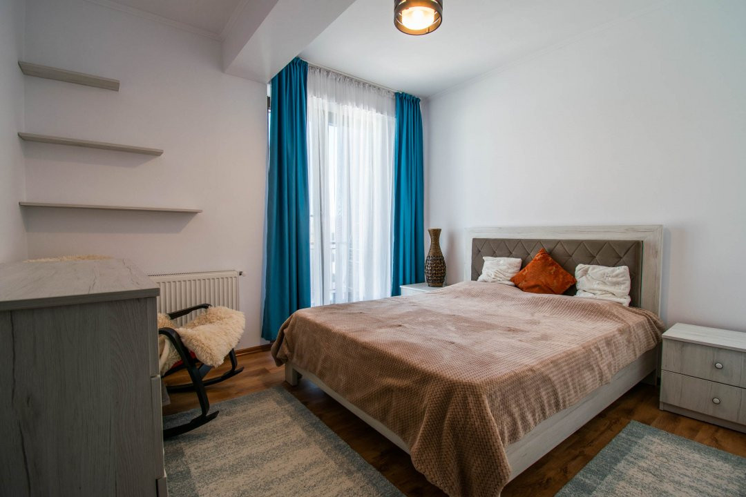 Parcul Teilor-Auchan Titan 2 camere,dec,mobilat si utilat+loc parcare