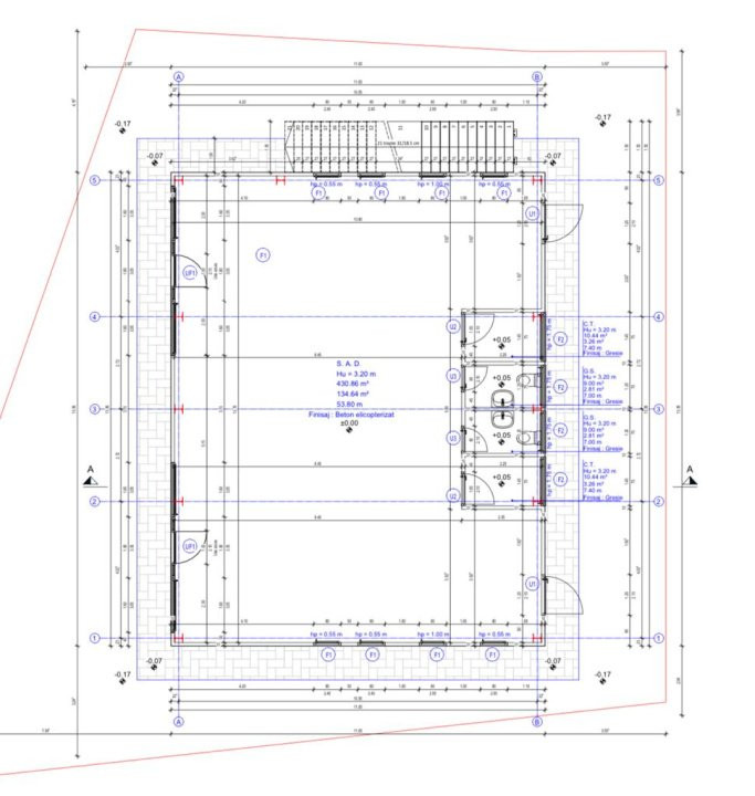 De inchiriat spatiu comercial nou - Peris, la strada principala
