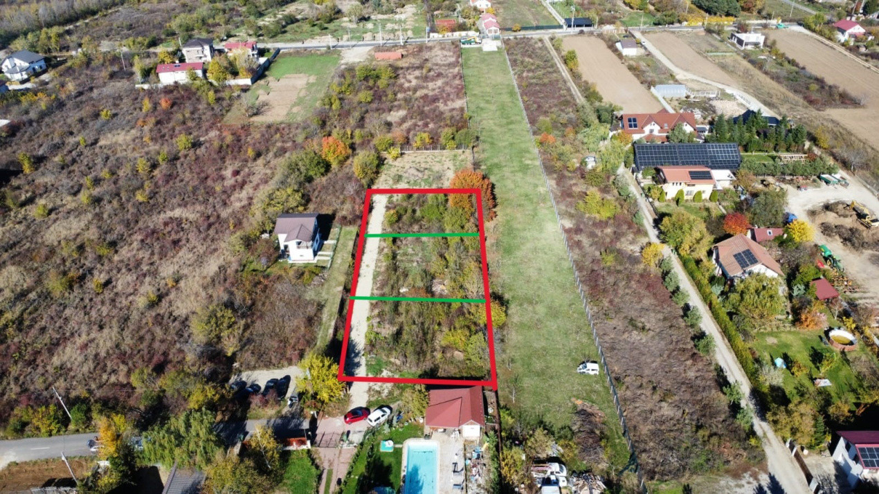 Teren de vanzare in Vladiceasca, 720mp, langa DN1 - Snagov Plaza