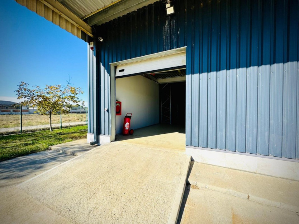 Hală + sediu firmă (locuință de serviciu) + teren de vânzare în Balotești, Ilfov