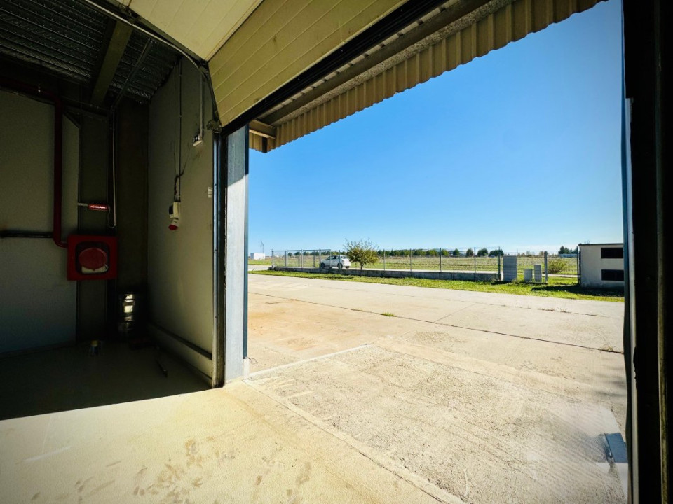 Hală + sediu firmă (locuință de serviciu) + teren de vânzare în Balotești, Ilfov