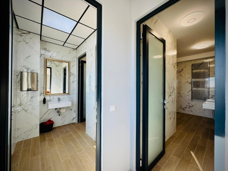 Hală + sediu firmă (locuință de serviciu) + teren de vânzare în Balotești, Ilfov