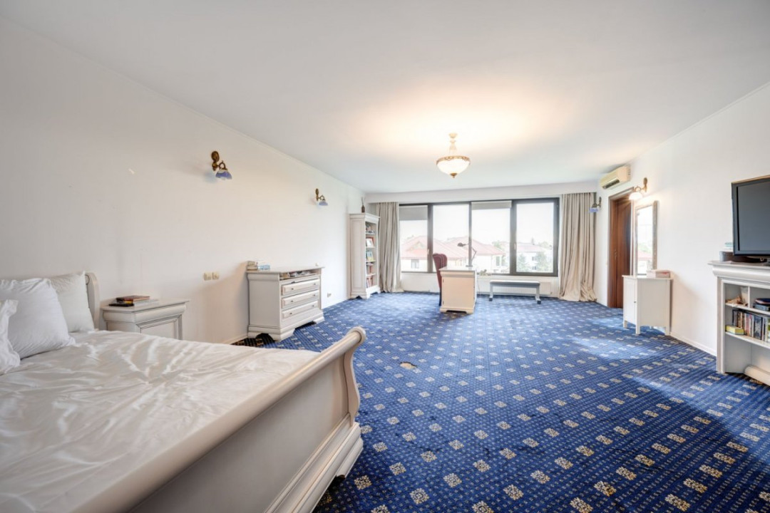 Vilă exclusivistă în Băneasa – teren 3.718 mp, suprafață desfăsurată 1.750 mp