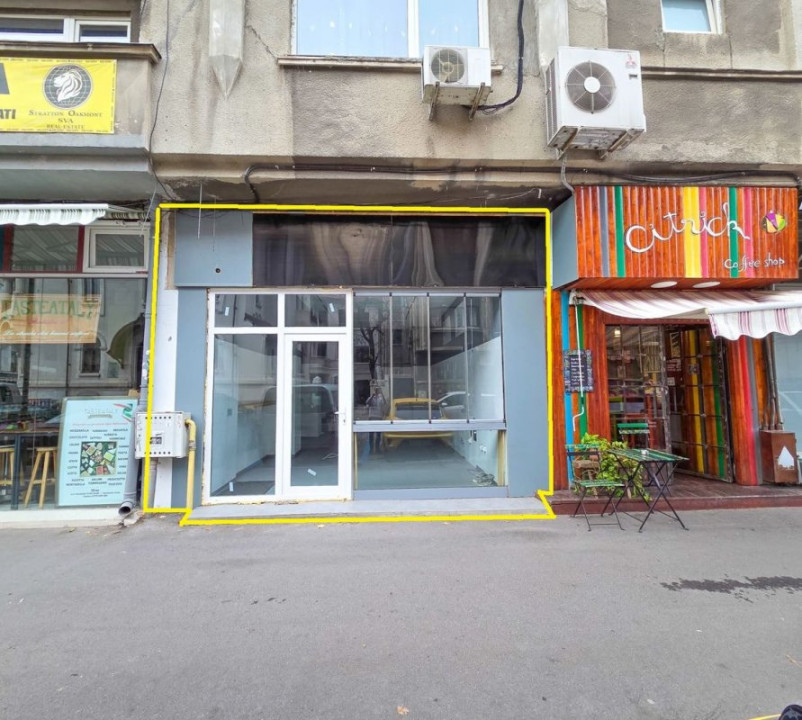 Spatiu comercial 37mp Universitate Batistei Stradal