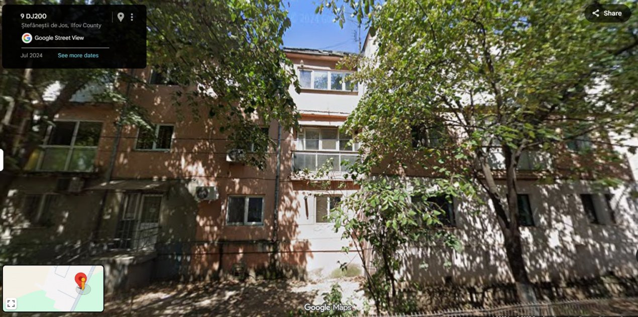 Stefanestii de Jos, 3 camere 70 mp,2 bai,centrala proprie,etaj 1/2