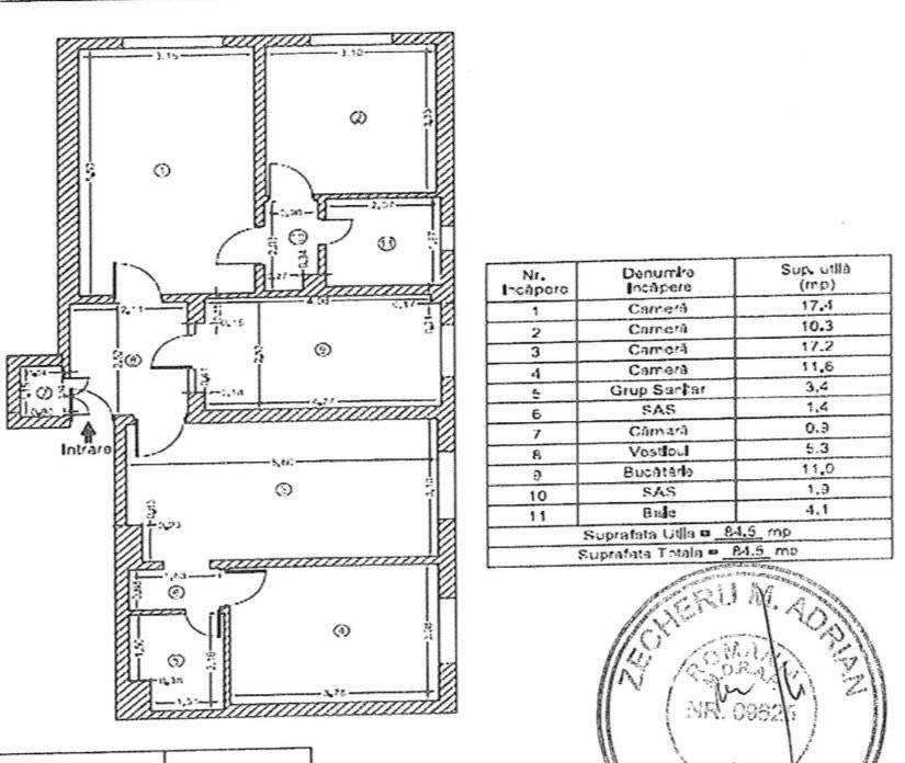 Apartament 4 camere, Aurel Botea, pentru o familie mare