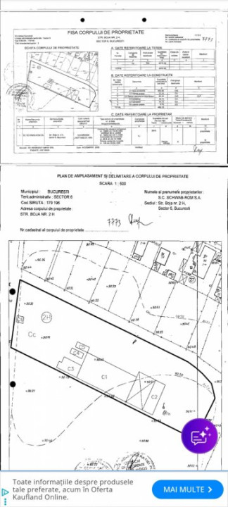 Teren intravilan 2.810 mp - Militari, utilitati , independent de Apanova 