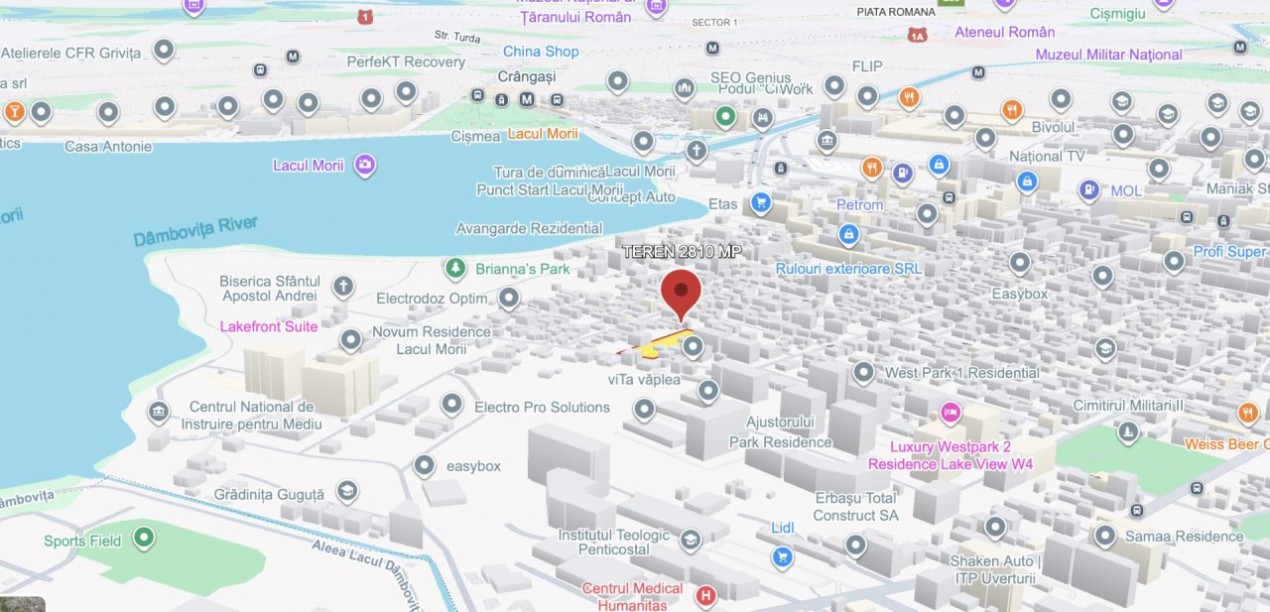 CEL MAI BUN PRET DIN ZONA – Teren 2.810 mp, Dubla Deschidere, Lacu Morii