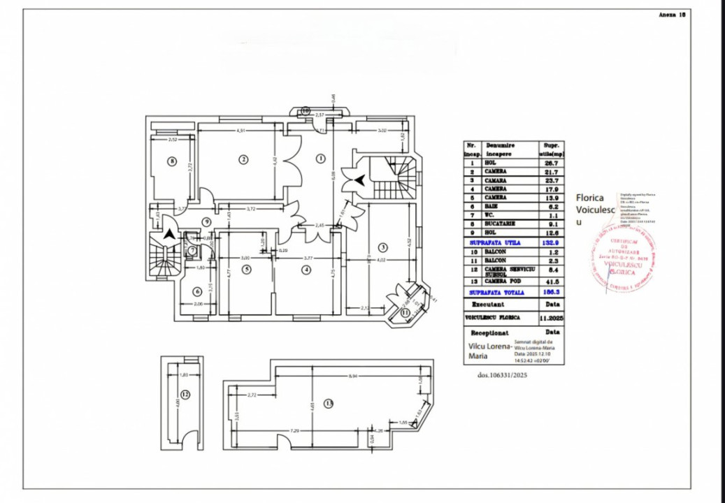 Apartament in Vila, 5 camere,  Alexandru Philippide 4, de renovat
