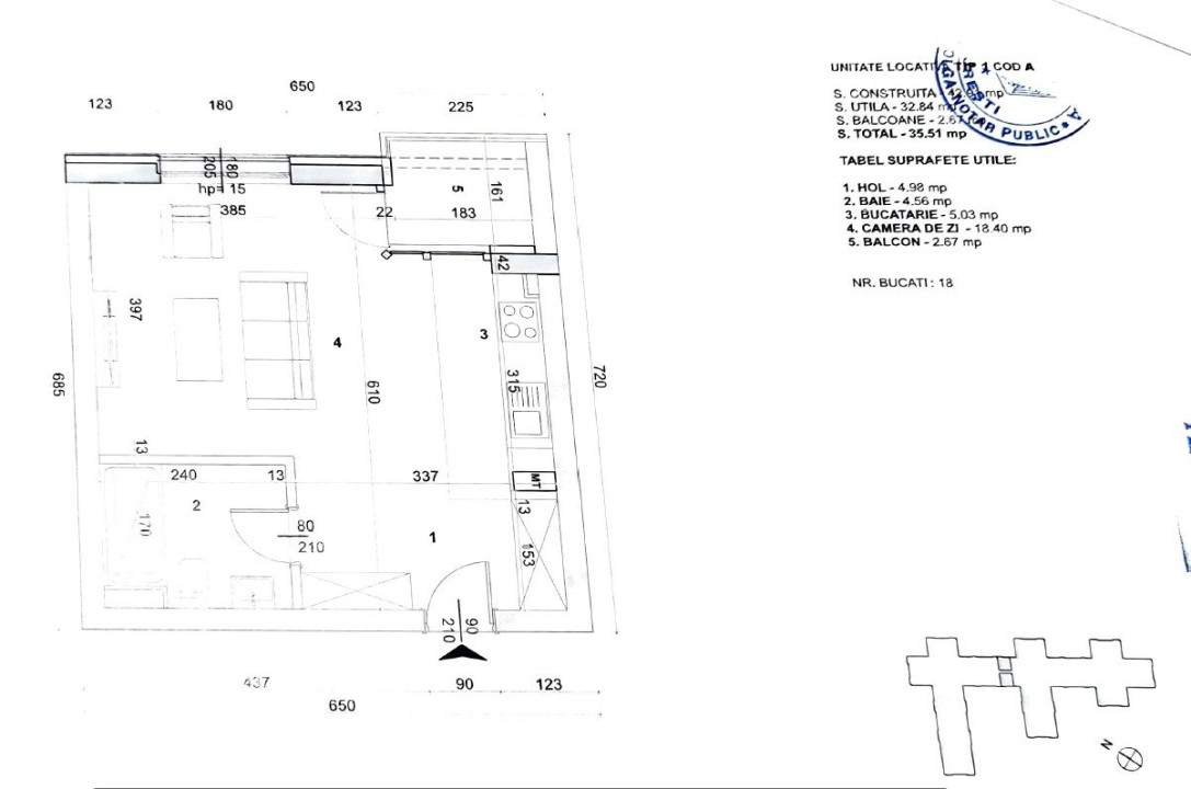 Studio/Garsoniera | High Garden East