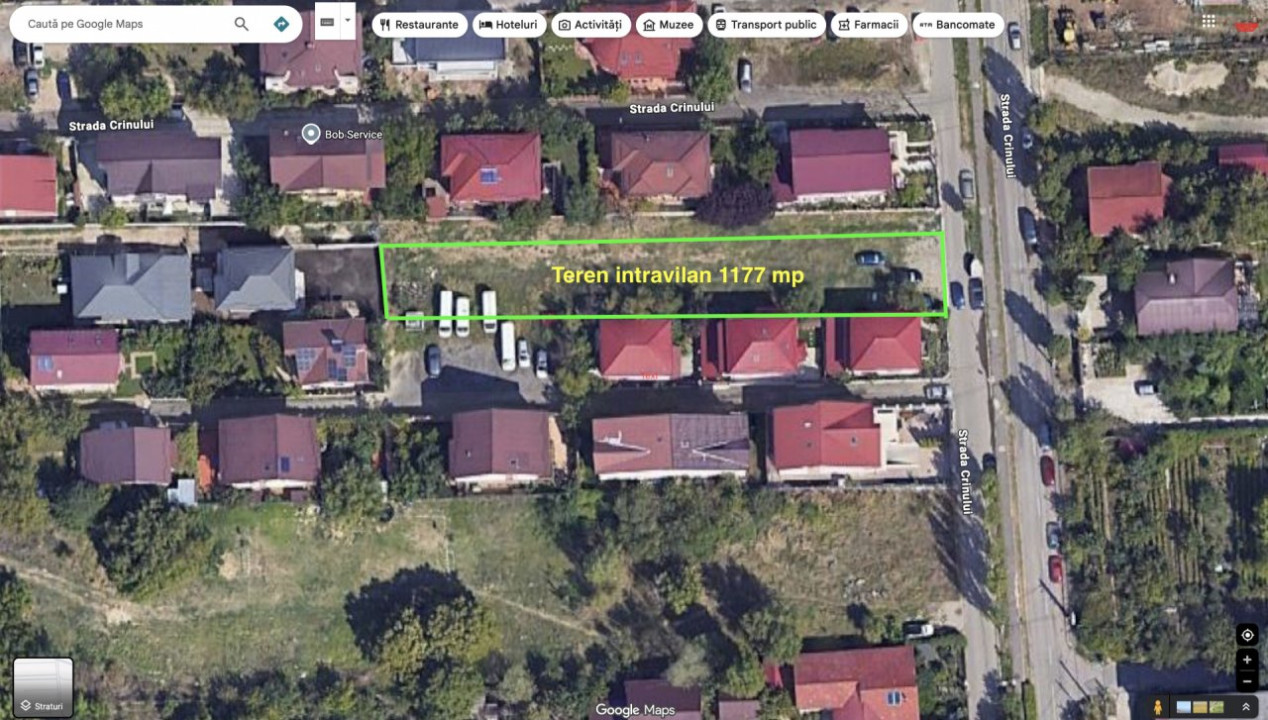 Teren pentru dezvoltare imobiliara Apeductului- Crinului