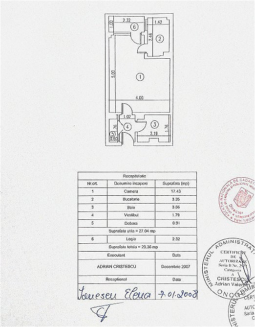 Auchan-Vitan Garsoniera 30 mp,mobilata si utilata,etaj 8