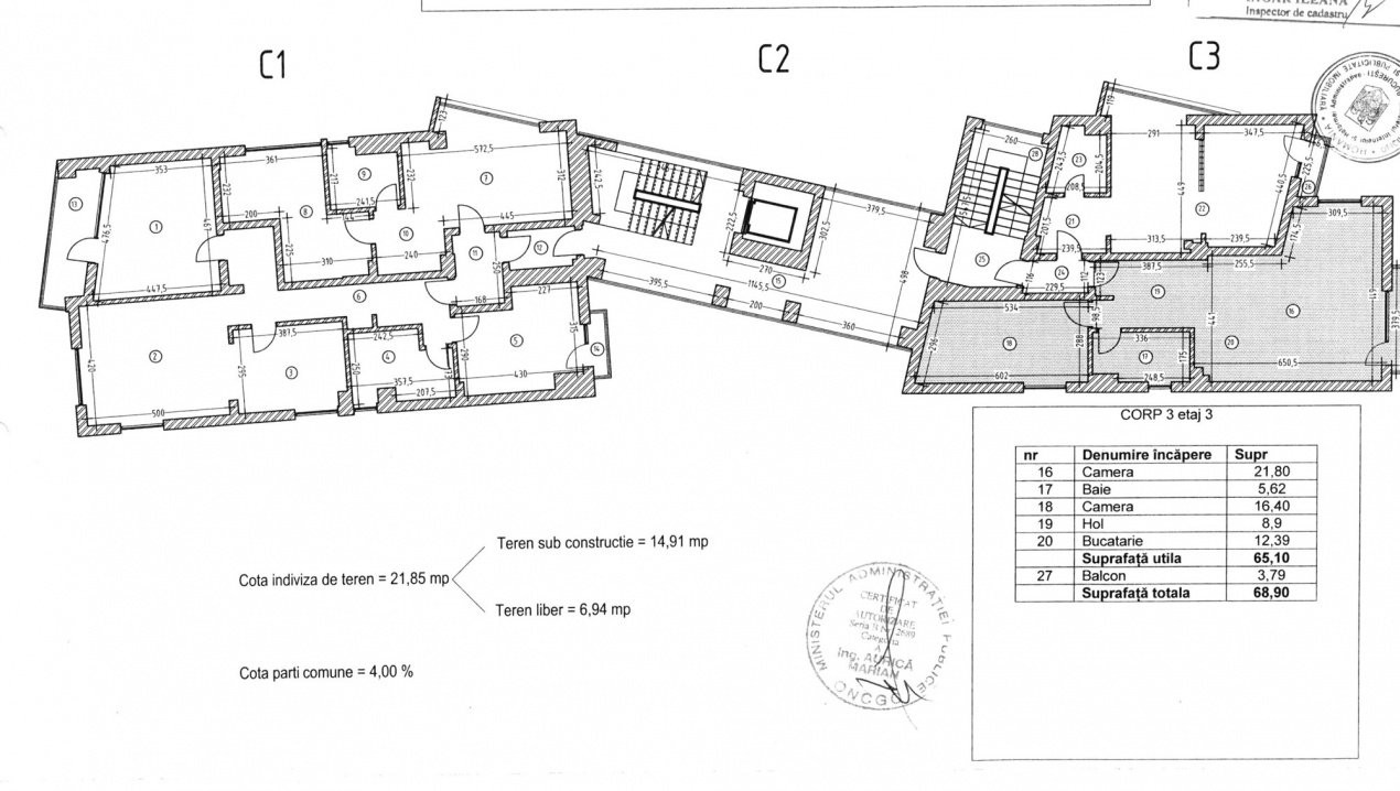 2 Camere la 200m de  Mall Vitan - Bloc 2008 