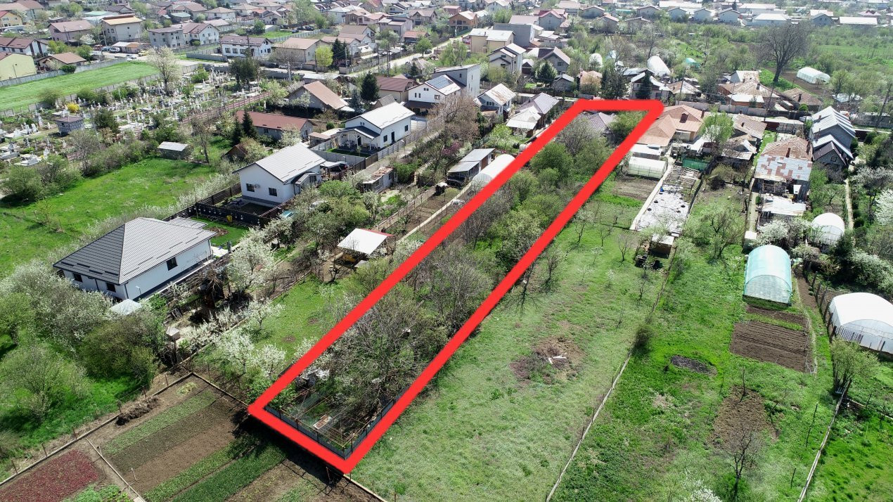 Investiție ideală în Clinceni – Teren 1.655mp