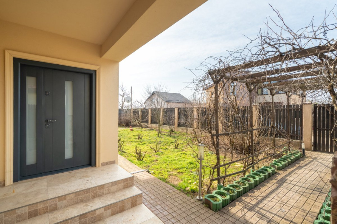 Vila de vanzare Branesti,, teren suplimentar,  gata de mutare si  acces rapid.