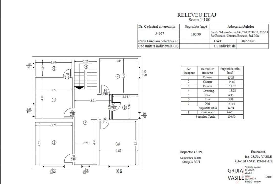 Vila de vanzare Branesti,, teren suplimentar,  gata de mutare si  acces rapid.