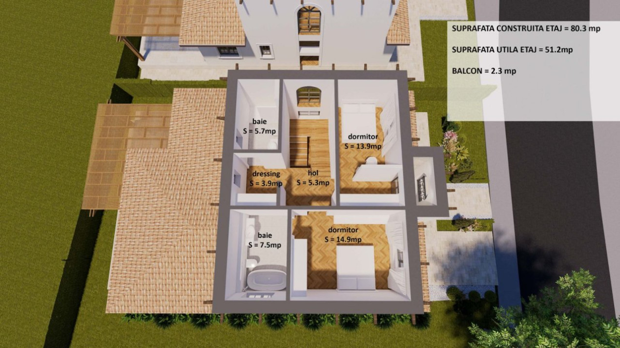 BALOTESTI – SAFTICA, LOT DE COLT 400 MP, AUTORIZATIE DE CONSTRUIRE! 