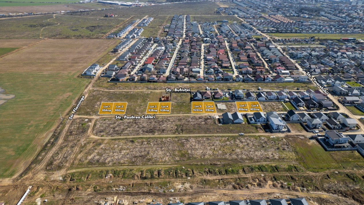 PANTELIMON - TINERETULUI, TEREN 406 MP, FRONT 14 M!