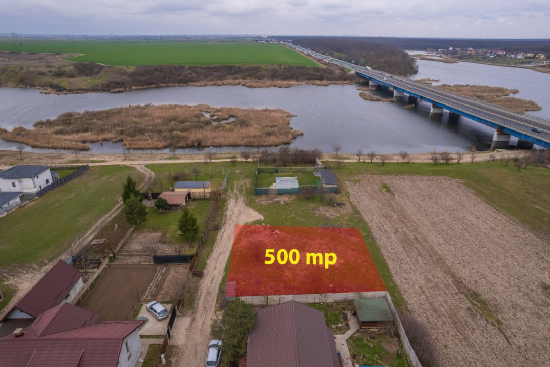 BRANESTI - VADU ANEI, TEREN 500 MP, FRONT STRADAL 22 MP!