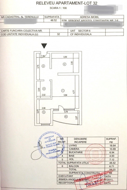 COMISION 0%-De inchiriat 2 cam. la LUKOIL Lujerului-mobilat si utilat