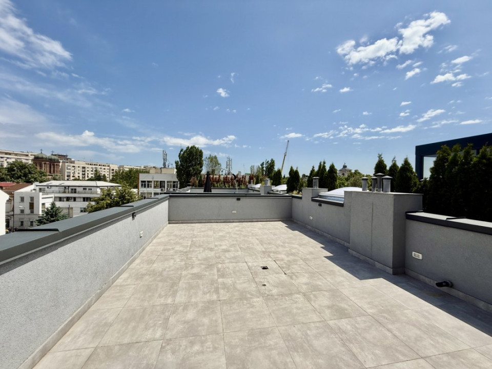 Unirii, apartament cu terasa proprie 40mp, priveliste panoramica 360grade