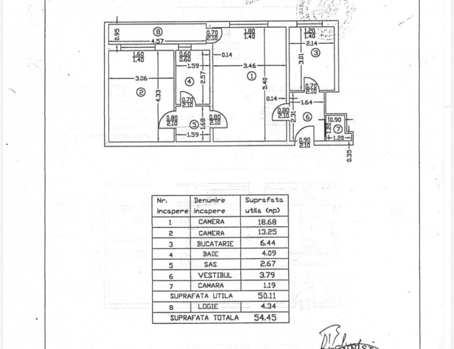 Apartament 2 camere – Teiul Doamnei | 50 mp utili | Etaj 7/10 