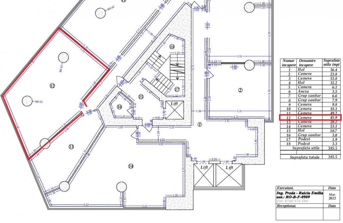 Spatiu de birouri | Vitan Center | Utilitati incluse | 46mp
