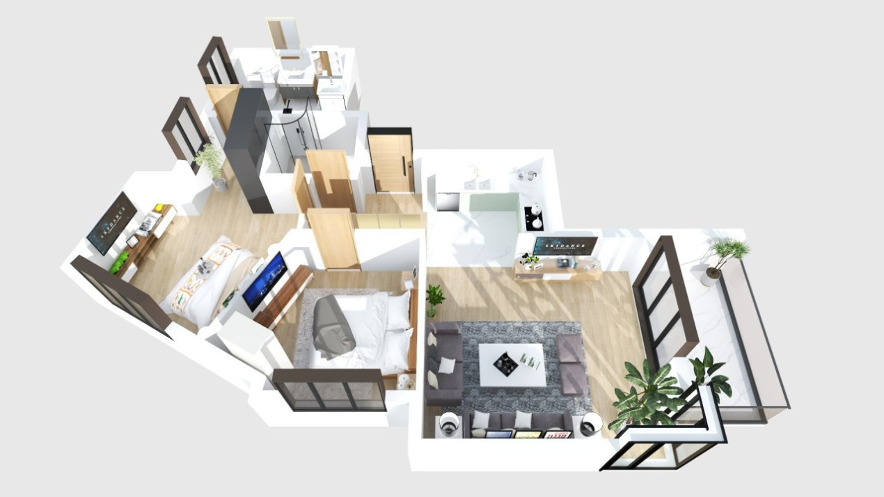 Mosilor Boutique II, apartament cu 3 camere si terasa