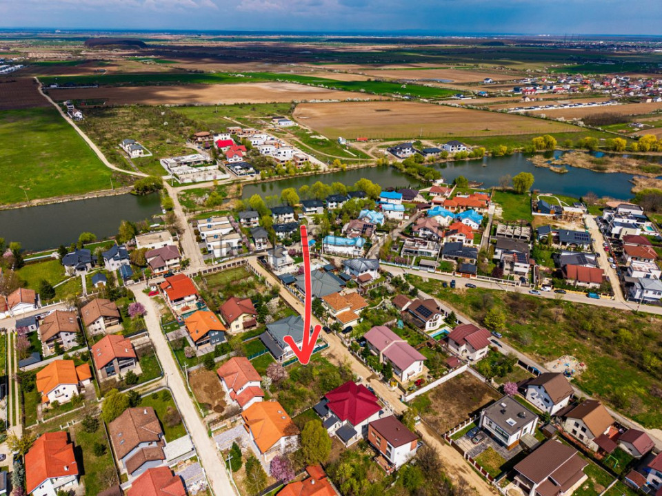 TEREN CONSTRUIBIL | CORBEANCA – LAGUNA ALBASTRA | 610 MP | DESCHIDERE 20 M