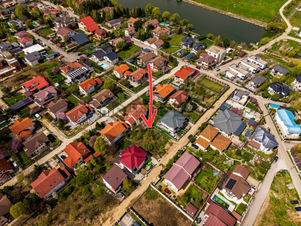 TEREN CONSTRUIBIL | CORBEANCA – LAGUNA ALBASTRA | 610 MP | DESCHIDERE 20 M