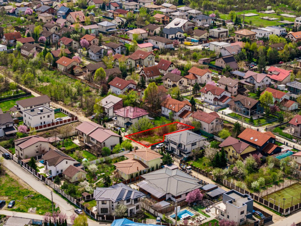 TEREN CONSTRUIBIL | CORBEANCA – LAGUNA ALBASTRA | 610 MP | DESCHIDERE 20 M