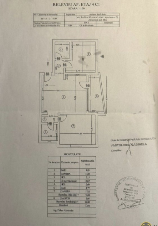 Apartamentul Tragis – spațios și bine compartimentat –