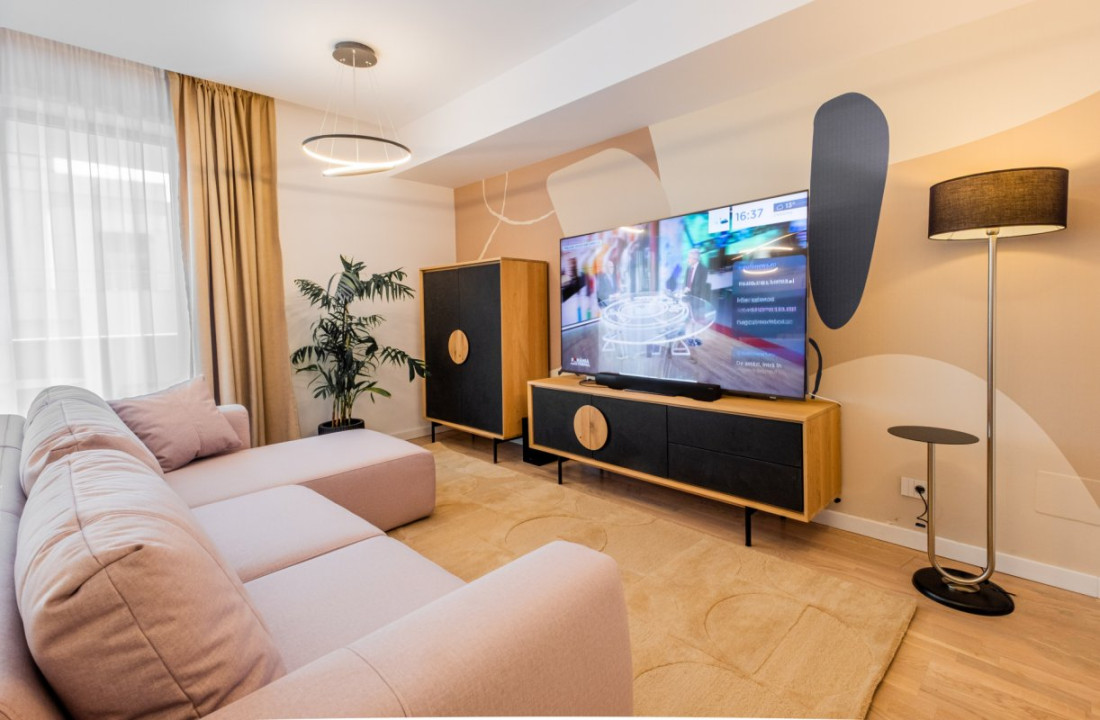 Impecabil! 4 cam mobilate modern & lux, 123mp, prima inchiriere!