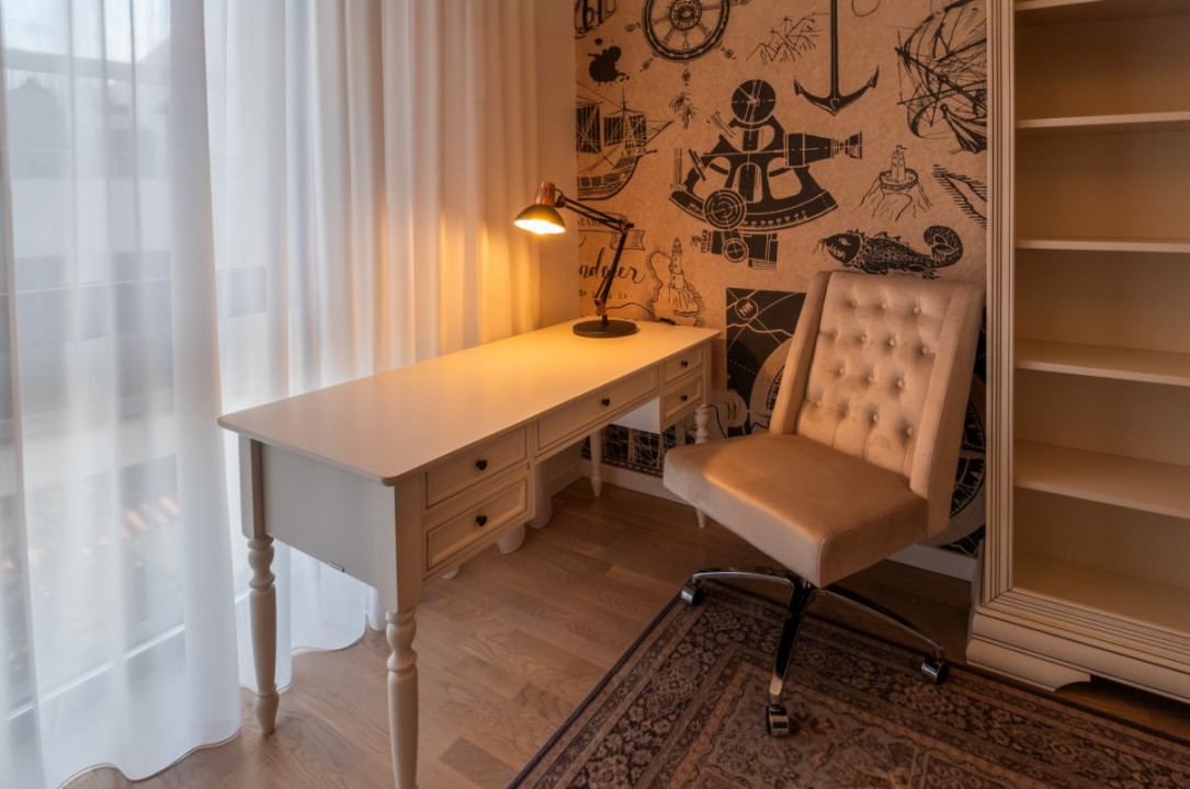 Impecabil! 4 cam mobilate modern & lux, 123mp, prima inchiriere!
