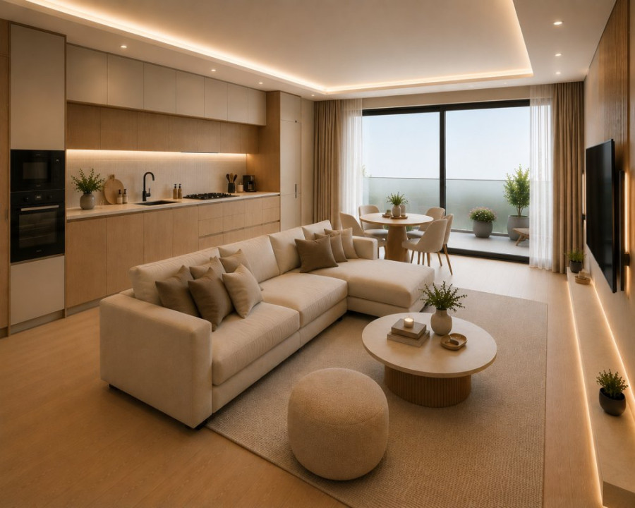 APARTAMENT 3 CAMERE IN COMPLEX CU PREMIU DE ARHITECTURA, PARC PRIVAT, LAC 