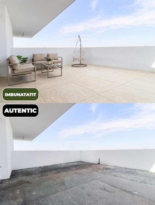 2 camere, bloc nou High Garden East, terasă generoasa 40 mp, 