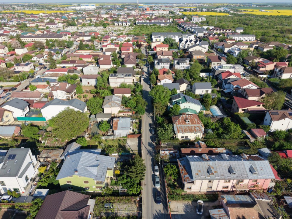 Popești Leordeni, teren 203mp cu casă demolabila/renovabila, singur curte