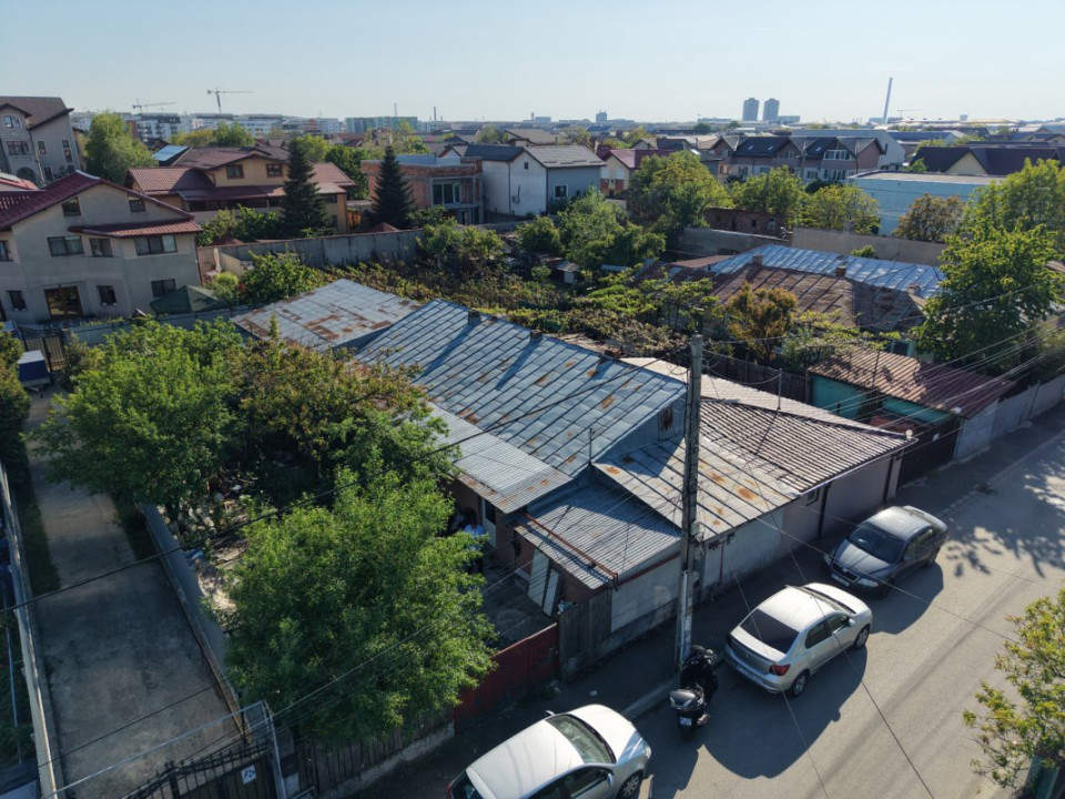 Popești Leordeni, casă demolabila/renovabila 3cam, singur curte 203mp