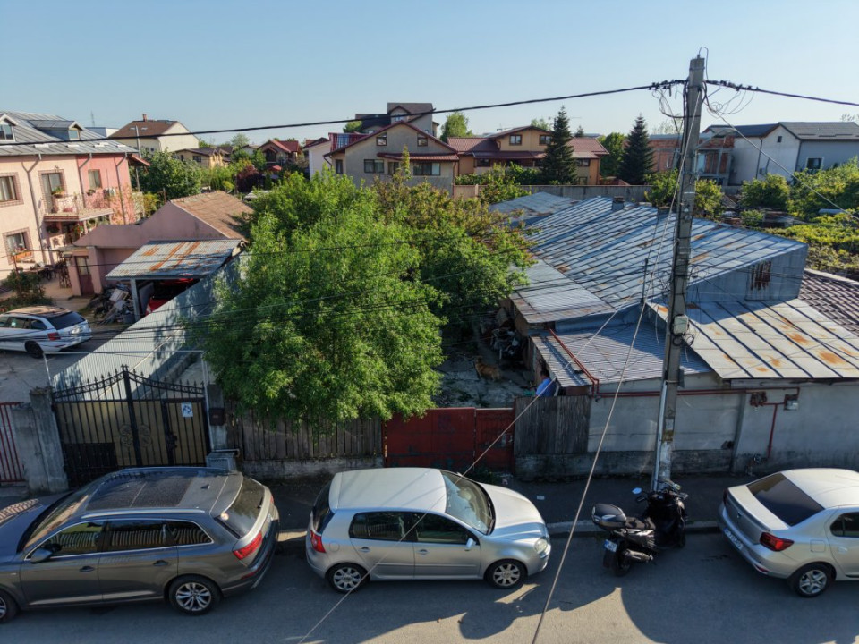Popești Leordeni, casă demolabila/renovabila 3cam, singur curte 203mp