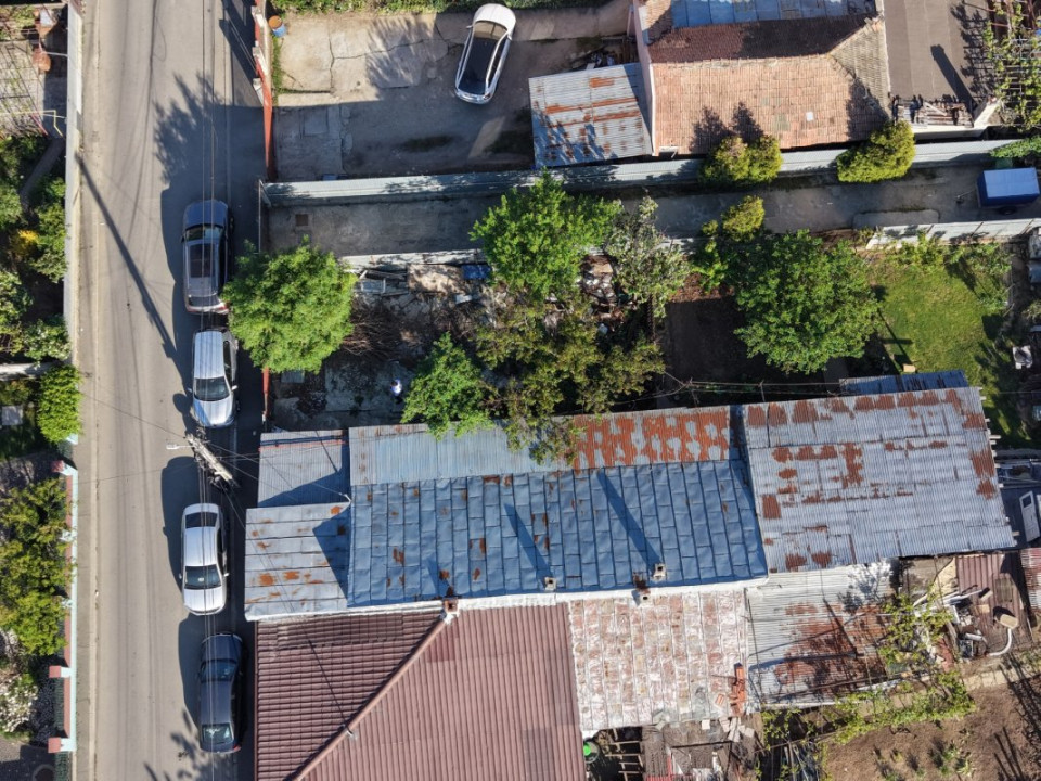 Popești Leordeni, casă demolabila/renovabila 3cam, singur curte 203mp