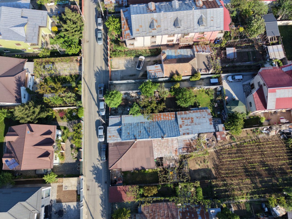 Popești Leordeni, casă demolabila/renovabila 3cam, singur curte 203mp