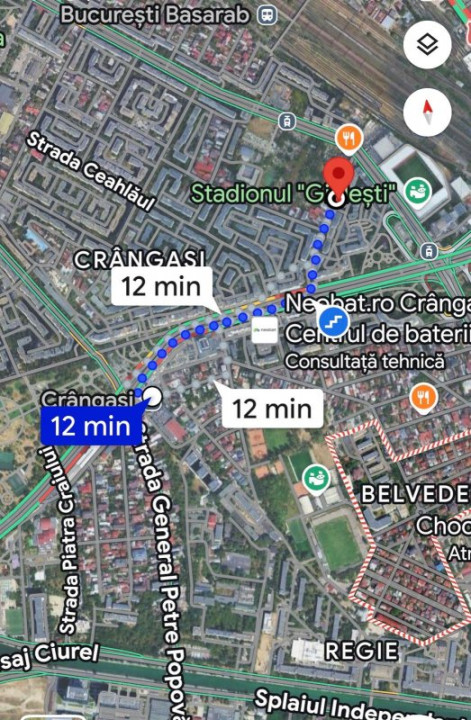 Crangasi-apartament 2 camere,decomandat,la 12 min de Metrou,an 1983
