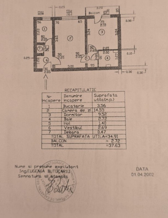 De vanzare apartament 2 camere Nicolae Grigorescu Titan