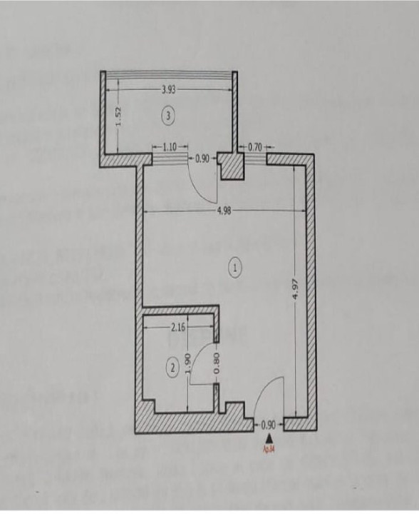 Garsoniera complet mobilata Militari Residence
