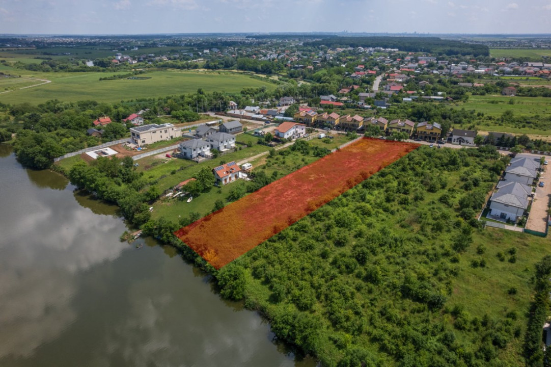 CORBEANCA - SCOLII, TEREN CONSTRUCTII, 5000 MP, LA LAC!