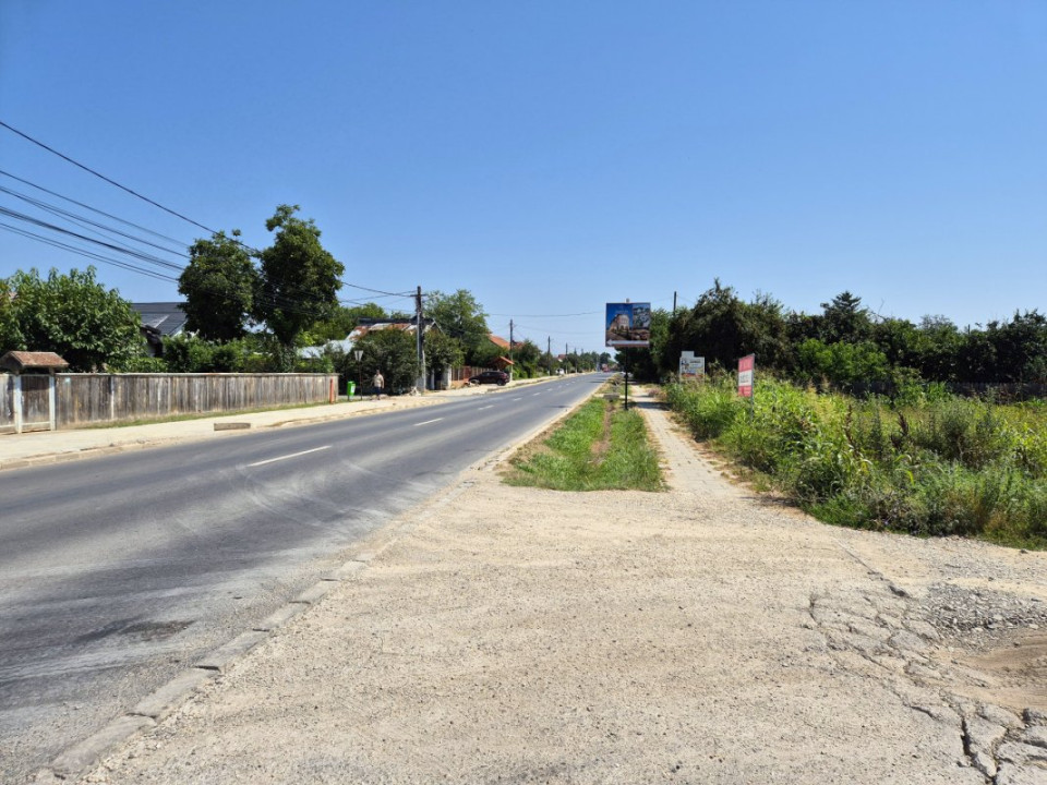 Teren 1.570mp la strada principală, dublă deschidere, Ciofliceni - Snagov!
