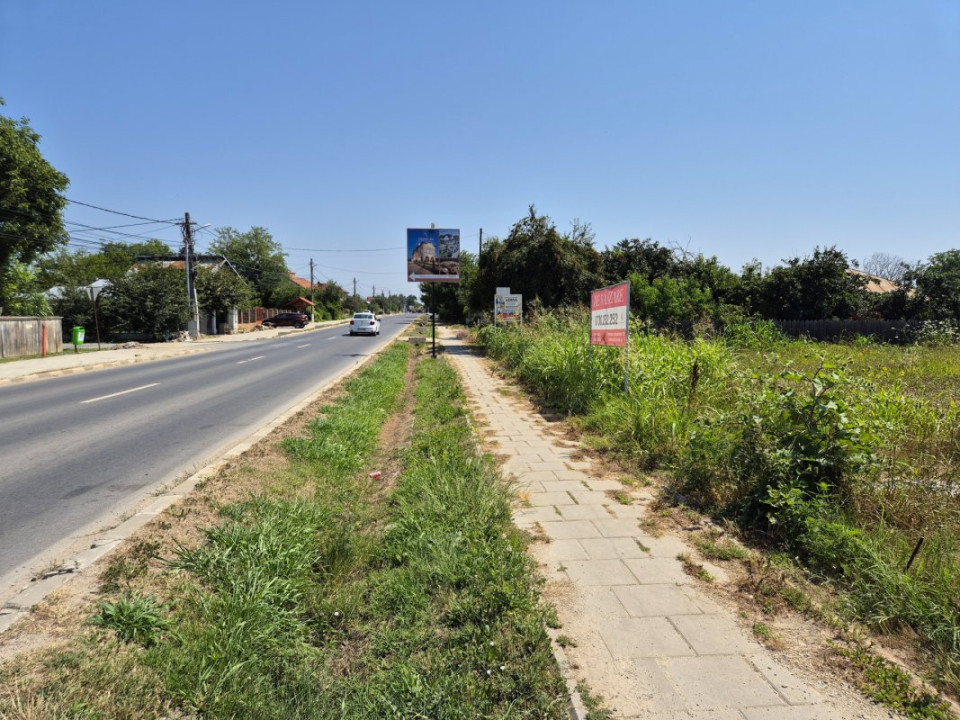 Teren 1.570mp la strada principală, dublă deschidere, Ciofliceni - Snagov!